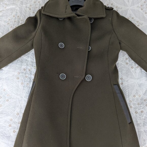 Mackage Elodie wool coat in olive - Picture 2 of 7